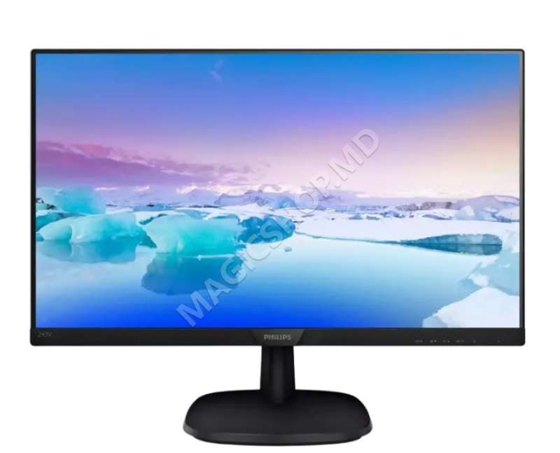 Monitor Philips 2243V7QJABF, IPS 1920x1080 FHD, Negru